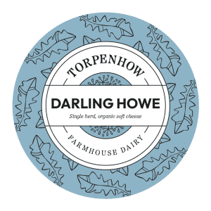 Darling Howe Brie Organic Cheese Label
