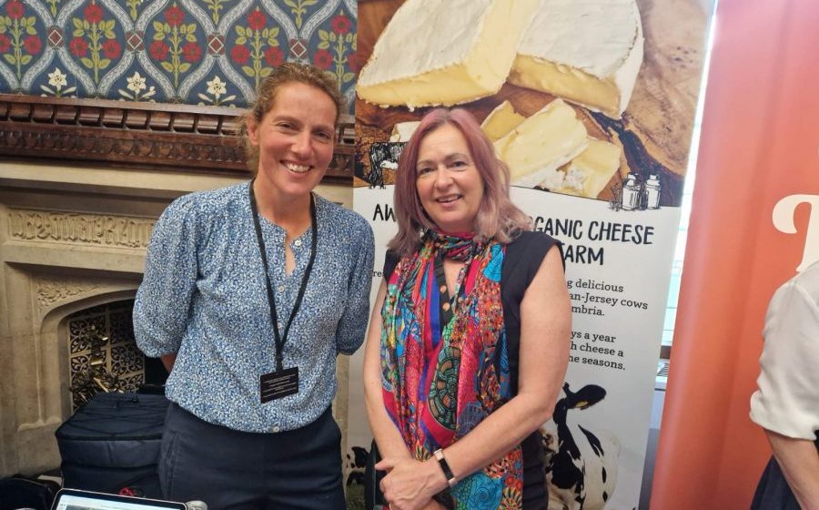 Jenny Lee with MP Liz Saville Roberts