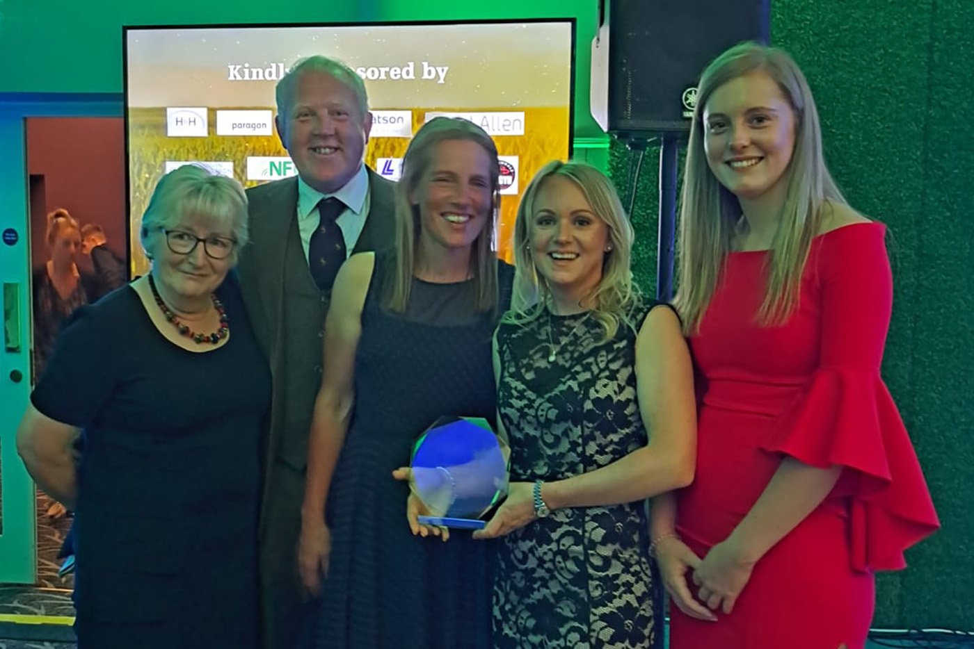 People from the Torpenhow Cheese Company winning an award